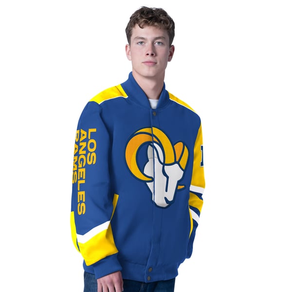 Los Angeles Rams G-III Sports by Carl Banks Prime Time Full-Zip 