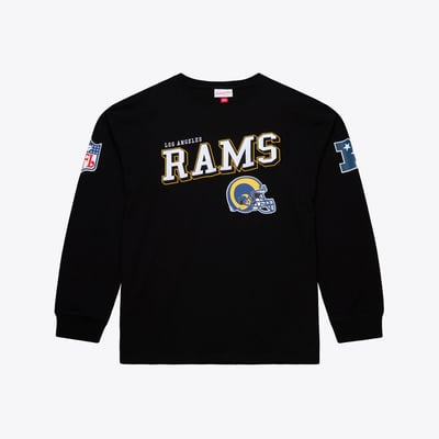  Los Angeles Rams Mitchell & Ness Big & Tall Training Camp Long Sleeve T-Shirt - Black