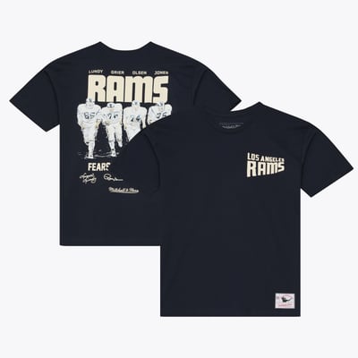  Los Angeles Rams Mitchell & Ness Fearsome Foursome T-Shirt - Navy