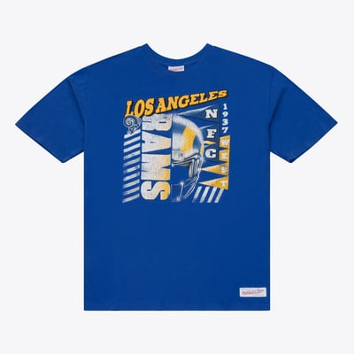 Los Angeles Rams Mitchell & Ness Core Essentials Street Graphic T-Shirt - Royal
