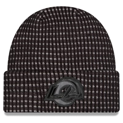 Los Angeles Rams New Era 2026 Sideline Cold Weather  Cuffed Knit Hat - Black