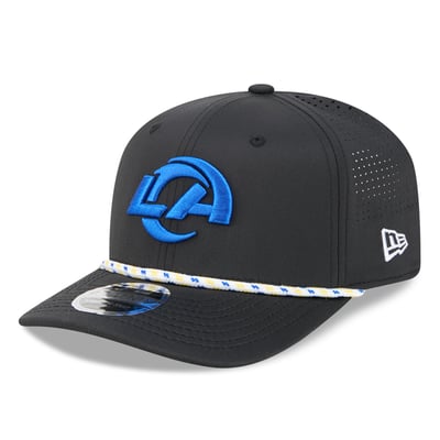 Los Angeles Rams New Era 9SEVENTY Adjustable Hat - Black