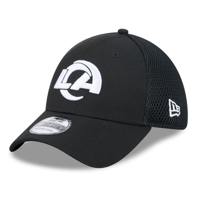 New Era Los Angeles Rams Black Main Neo 39THIRTY Flex Hat