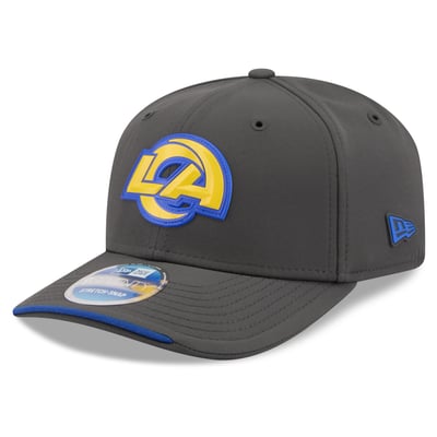 Los Angeles Rams New Era 2026 Sideline Cold Weather  9SEVENTY Adjustable Hat - Charcoal