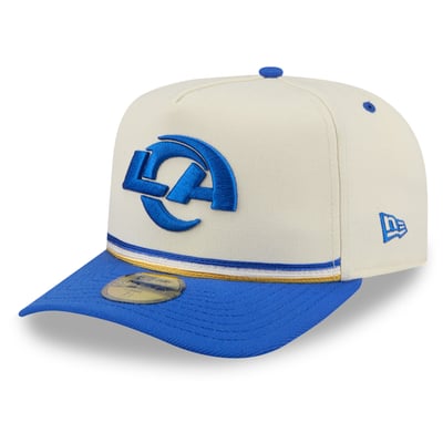 Los Angeles Rams New Era Vintage A-Frame 59FIFTY Fitted Hat - Cream/Royal