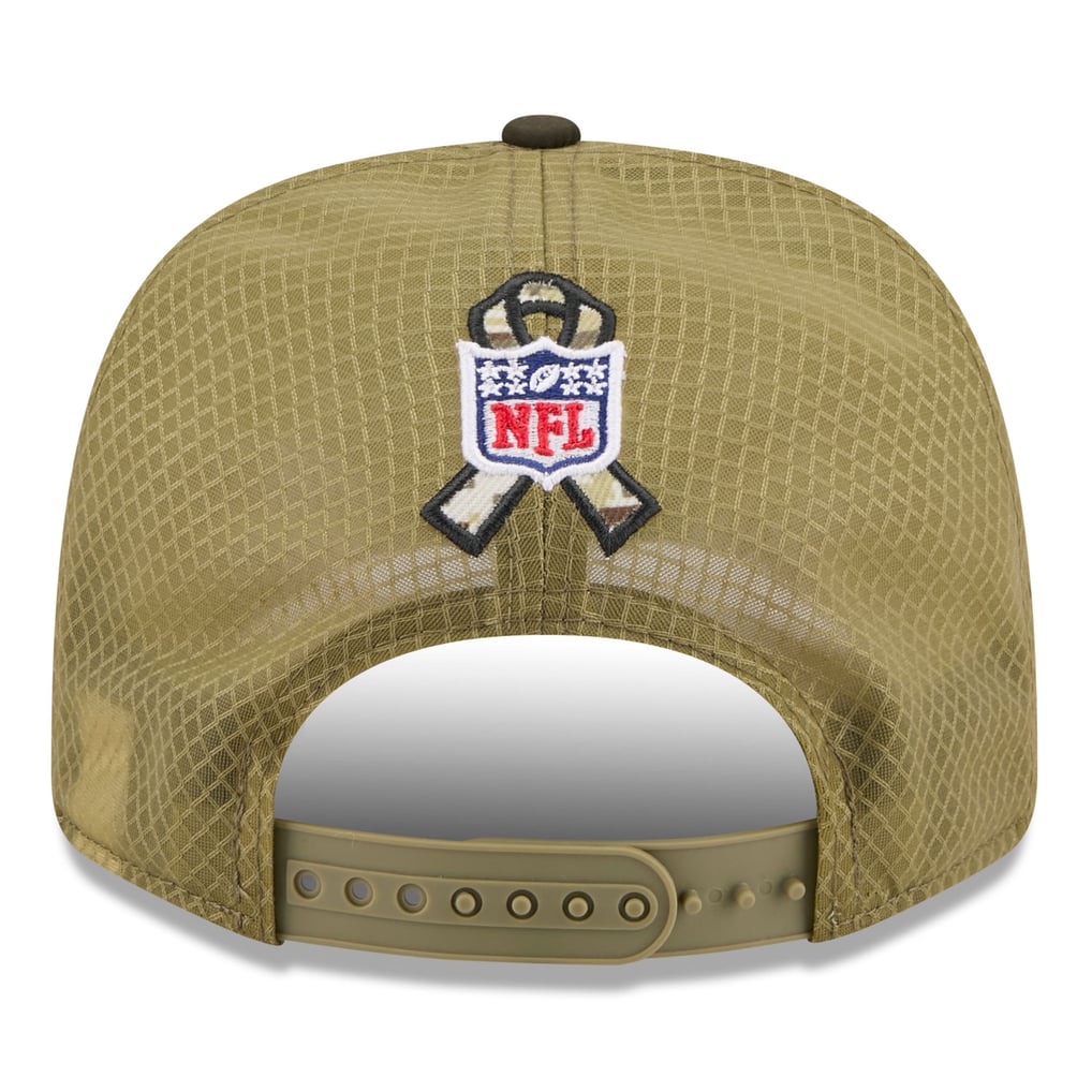 Los Angeles Rams NFL New Era 39THIRTY Salute to Service Hat Olive Green Men main image 3