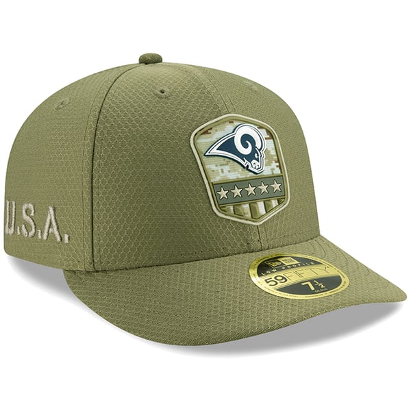 Los Angeles Rams New Era 2019 Salute to Service Sideline Low  display picture 2