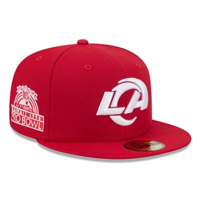 Los Angeles Rams New Era Main Patch 59FIFTY Fitted Hat - Scarlet