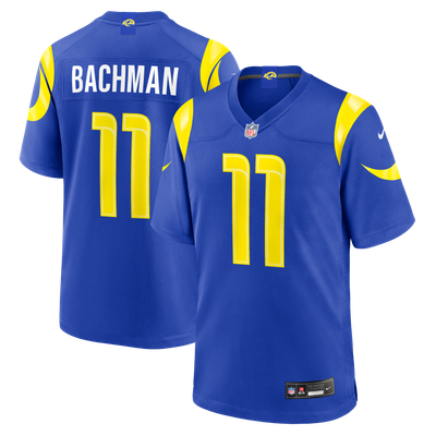 Alex Bachman Los Angeles Rams Nike Team Game Jersey - Royal