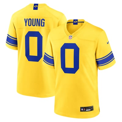 Byron Young Los Angeles Rams Nike Alternate Classic Sol Game Jersey - Gold