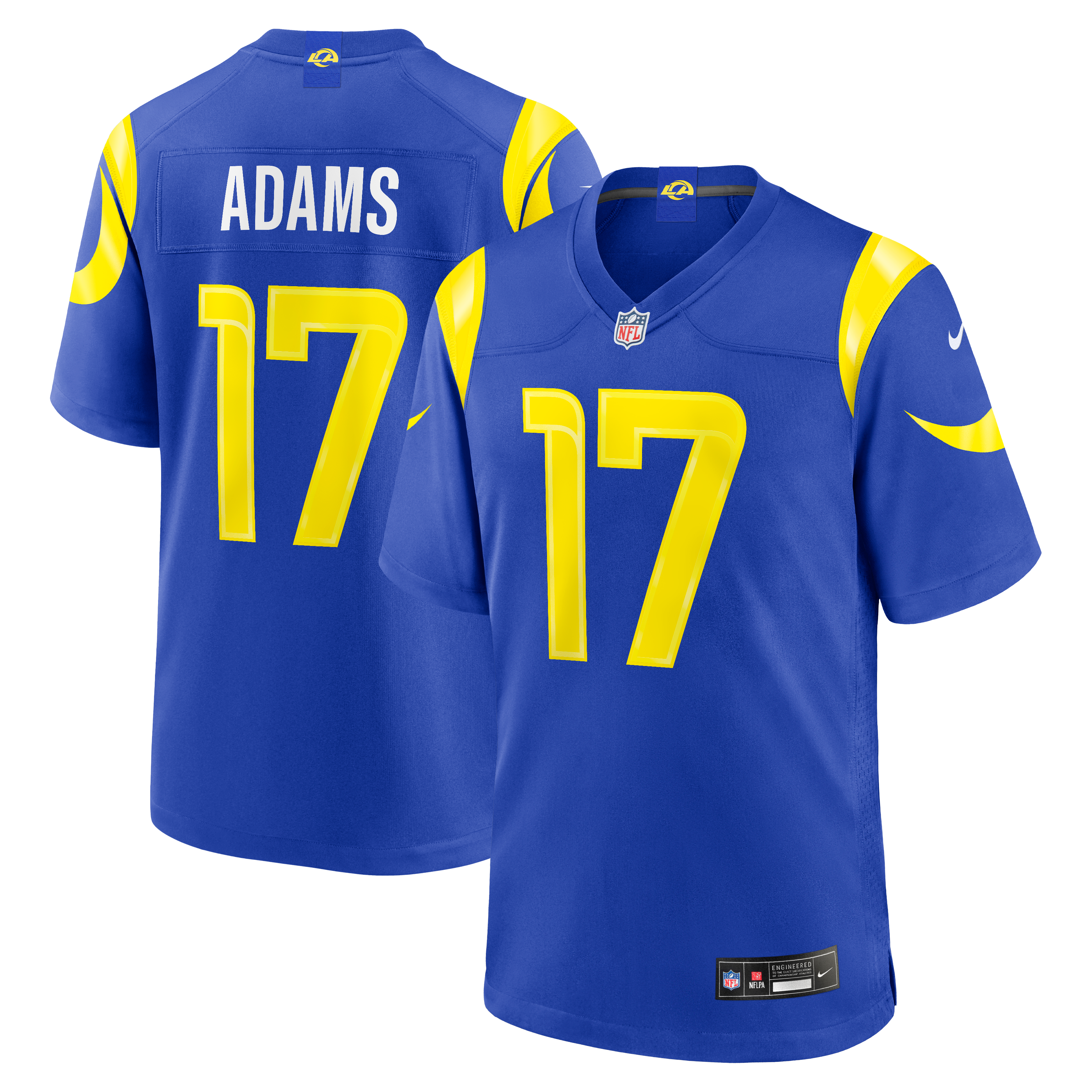 Davante Adams Los Angeles Rams Team Game Player Jersey Royal