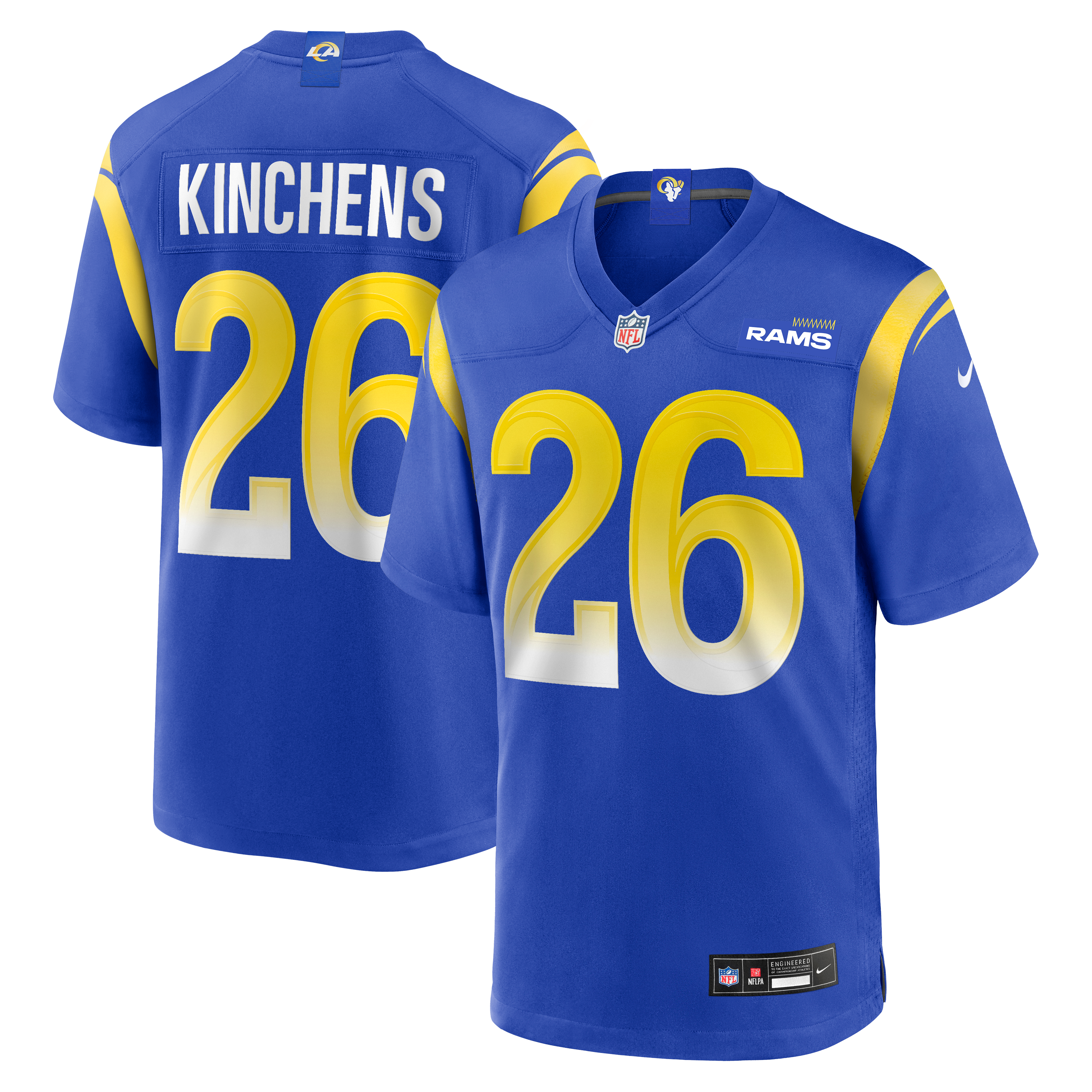 Men's Los Angeles Rams Kamren Kinchens Royal Team Game Jersey