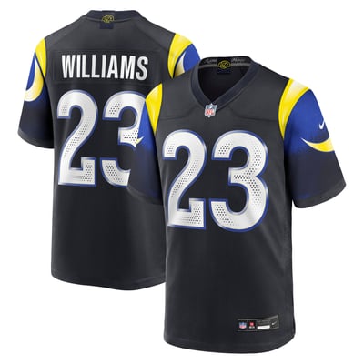 Kyren Williams Los Angeles Rams Nike Rivalries Collection Game Jersey - Dark Blue