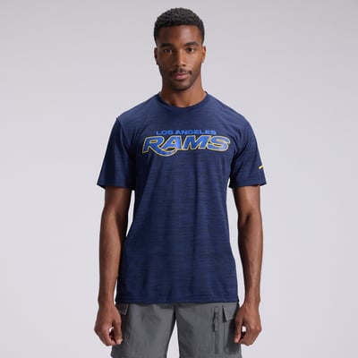  Los Angeles Rams Nike Rivalries Collection Sideline Velocity T-Shirt - Navy