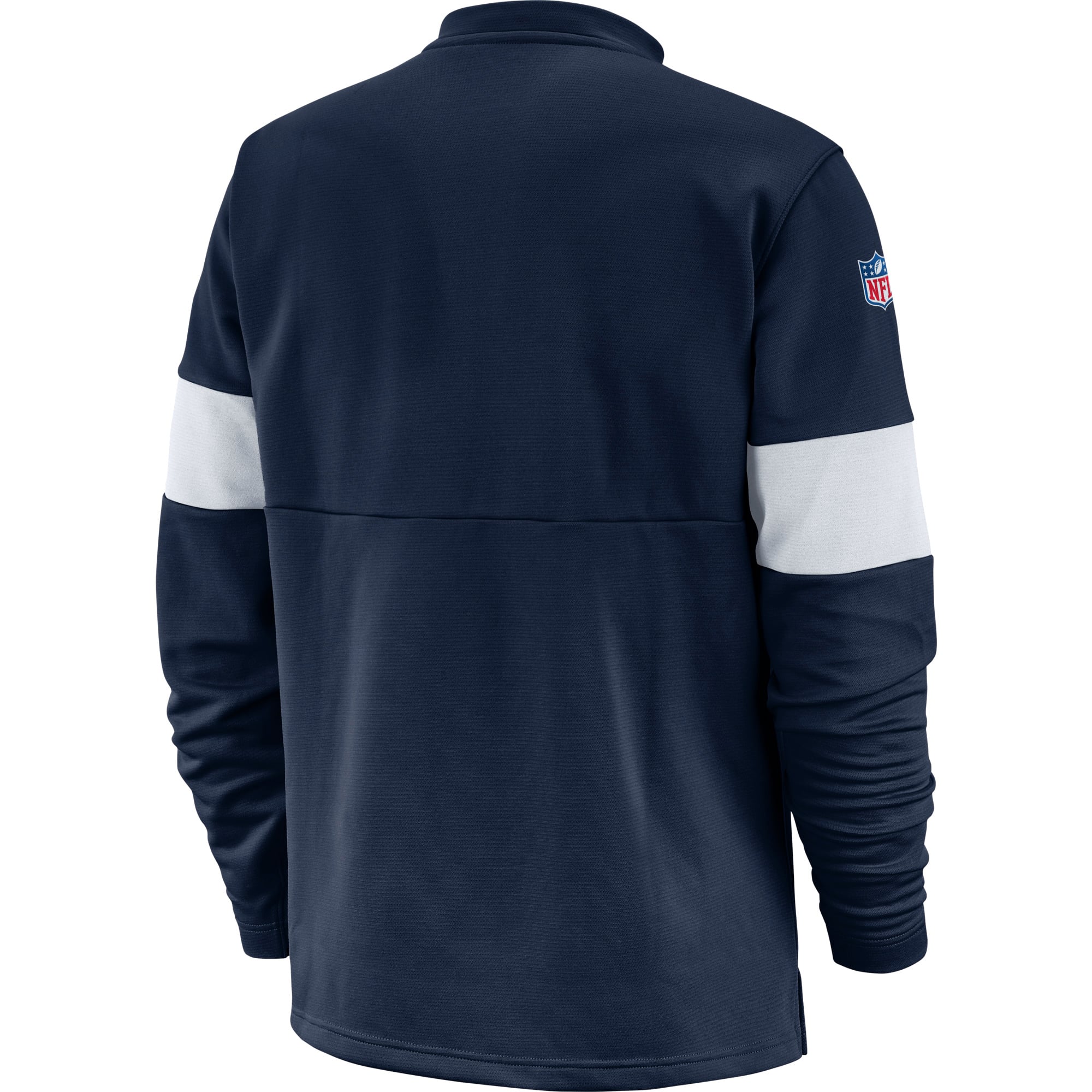 Men's Nike Navy Los Angeles Rams Sideline Performance Half-Zip