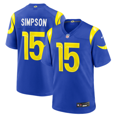Ty Simpson Los Angeles Rams Nike Team Game Jersey - Royal