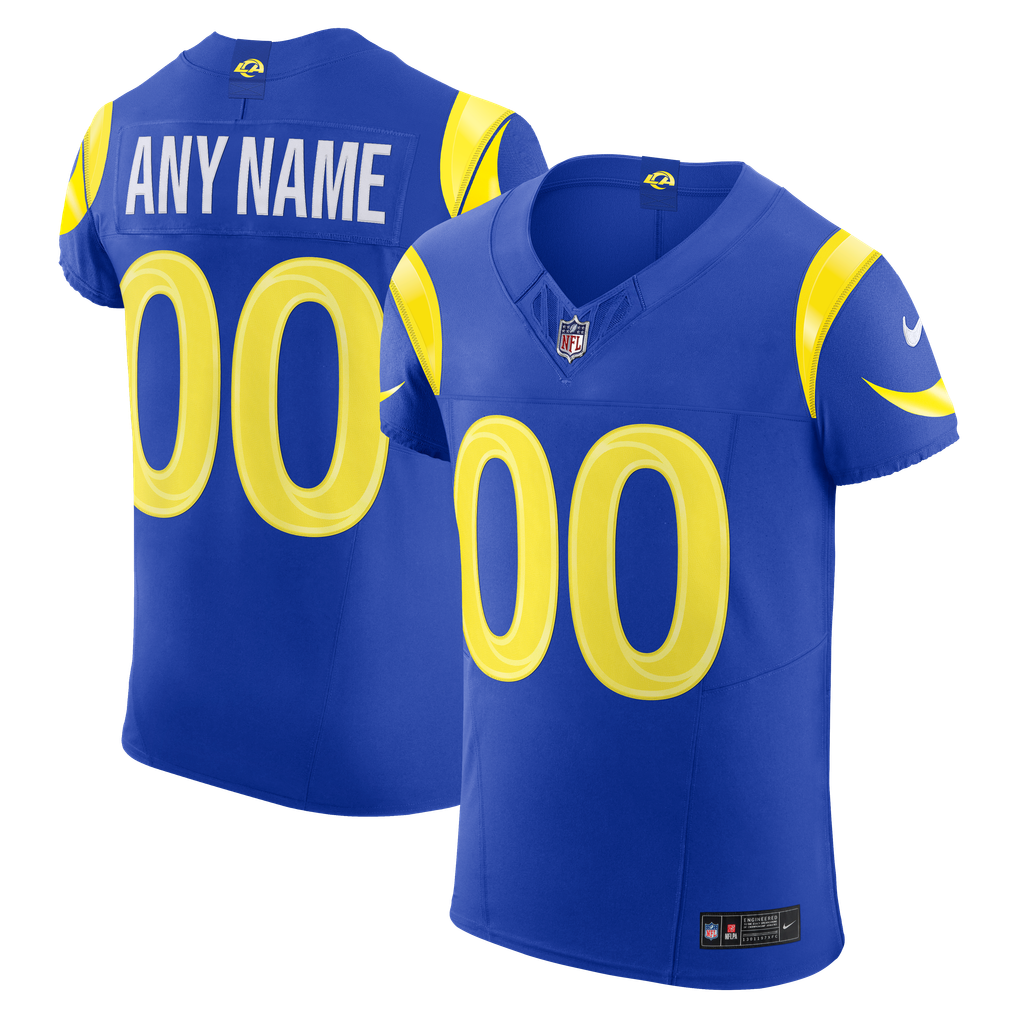 Men's Los Angeles Rams Nike Royal Vapor F.U.S.E. Elite Custom Jersey