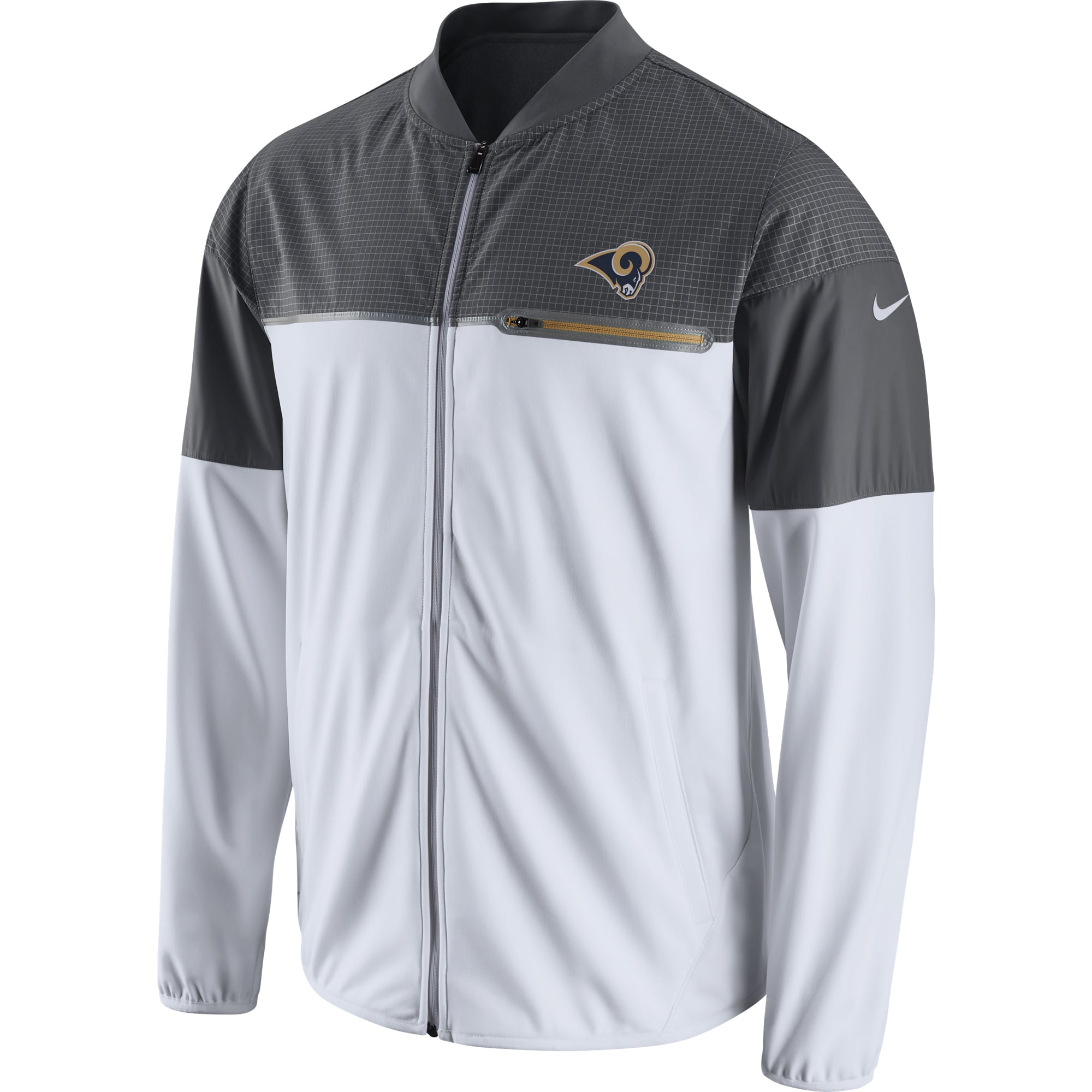 Men's Nike White/Gray Los Angeles Rams Champ Drive Flash Hybrid