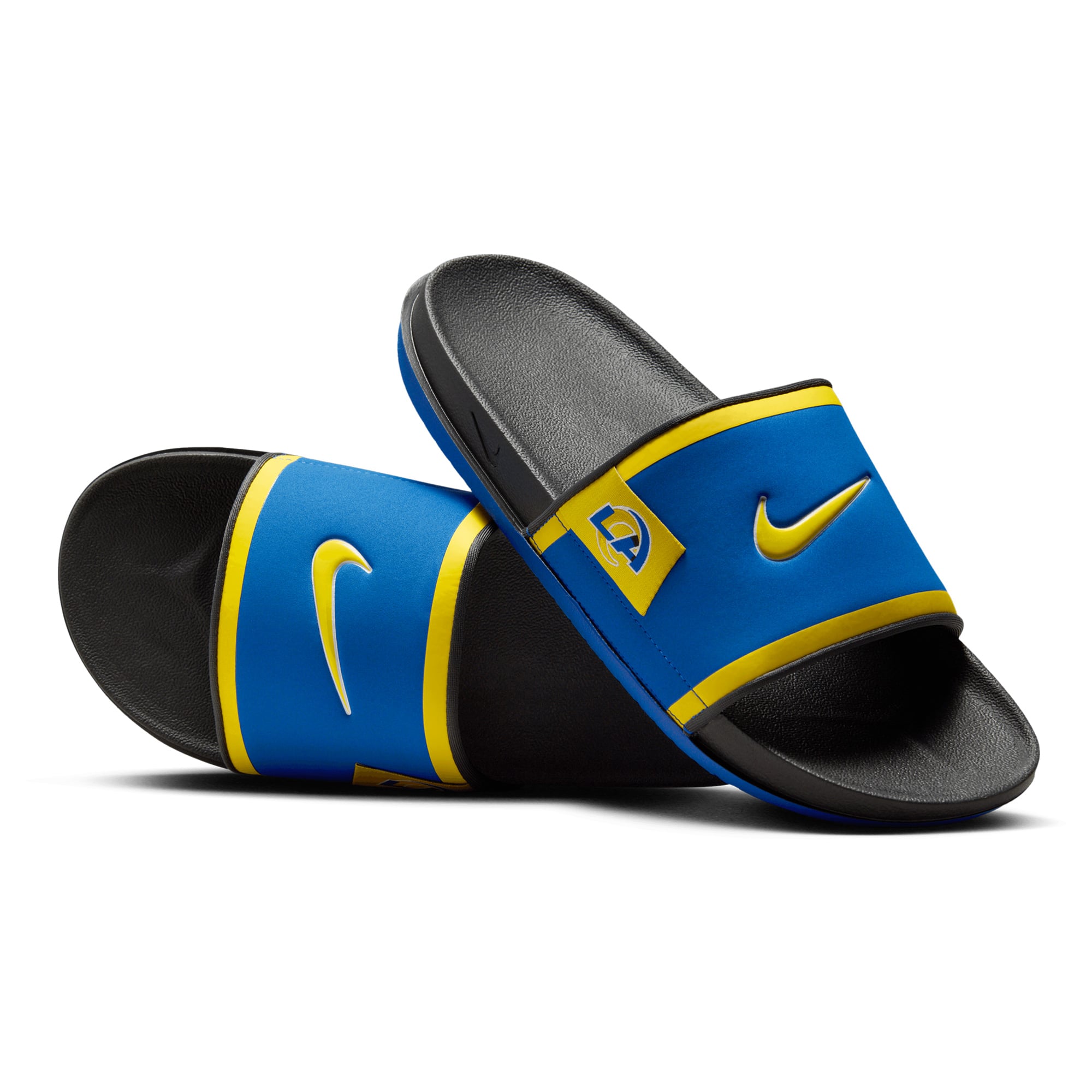 Nike Offcourt LA Rams Slides Sandals Men\'s‎ Size 8 DD0556 002 New With Tags Nike Offcourt (NFL Los Angeles Rams) Slides - DD0556-001  main image 3
