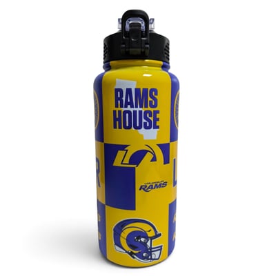 Los Angeles Rams Pegasus 32oz Stainless Steel ProPress Water Bottle