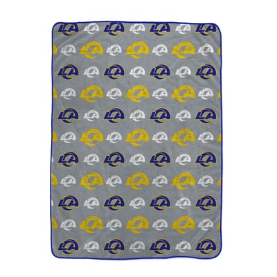 Los Angeles Rams Pegasus Logo Roll Oversized 66" x 95" Ultra Cozy Blanket
