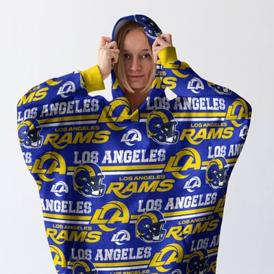 Los Angeles Rams Pegasus Wave Ultra Soft Fan Cape