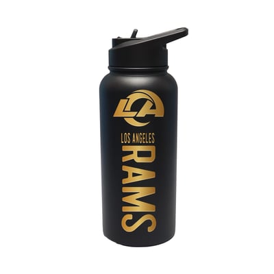 Los Angeles Rams The Memory Company 32oz. Stainless Steel Gold Lettering Tumbler