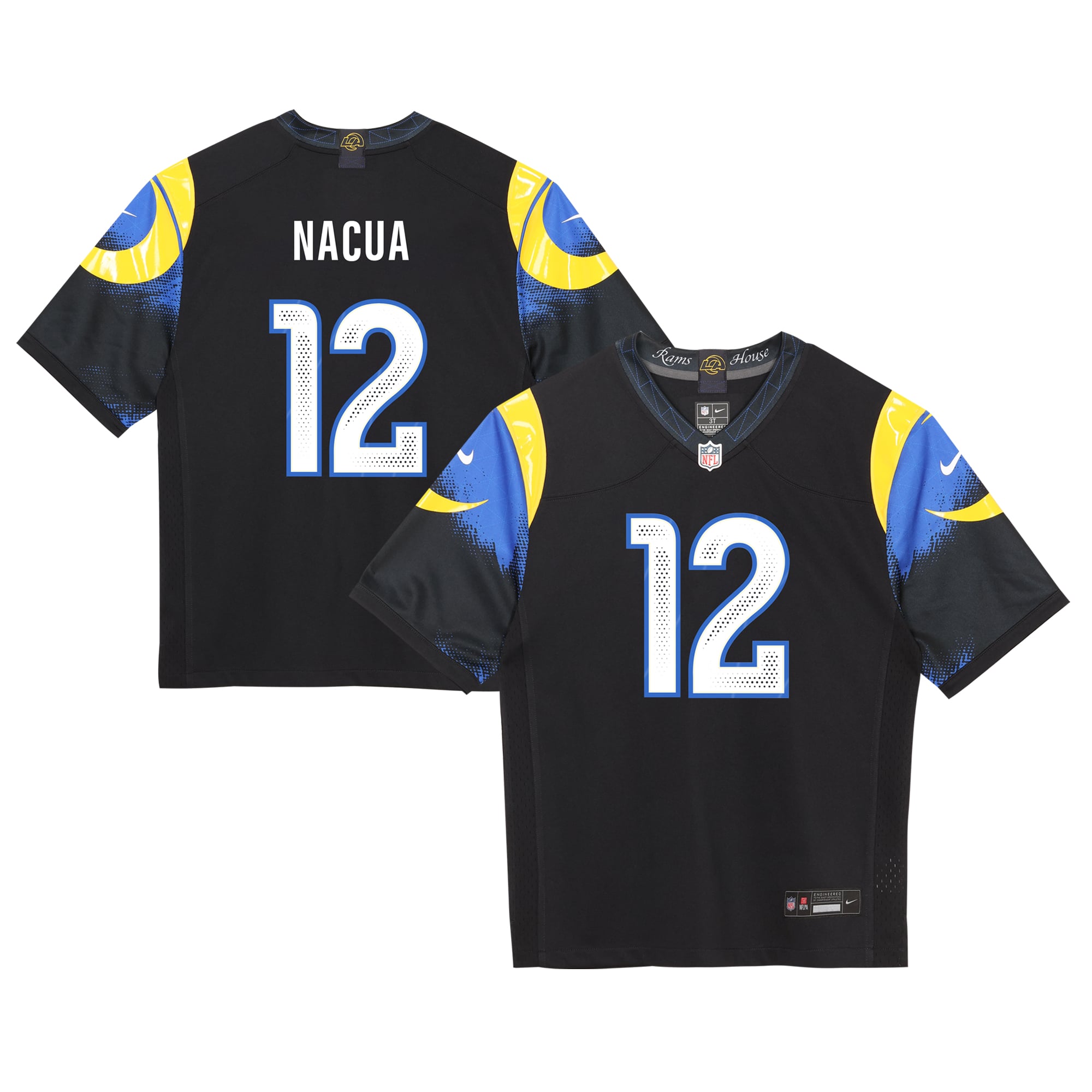 Toddler Nike Puka Nacua Dark Blue Los Angeles Rams Rivalries Collection ...