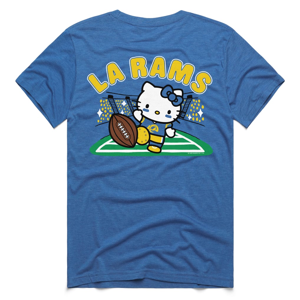 Unisex Hello Kitty x Los Angeles Rams Homage Royal Tri-Blend  display picture 1
