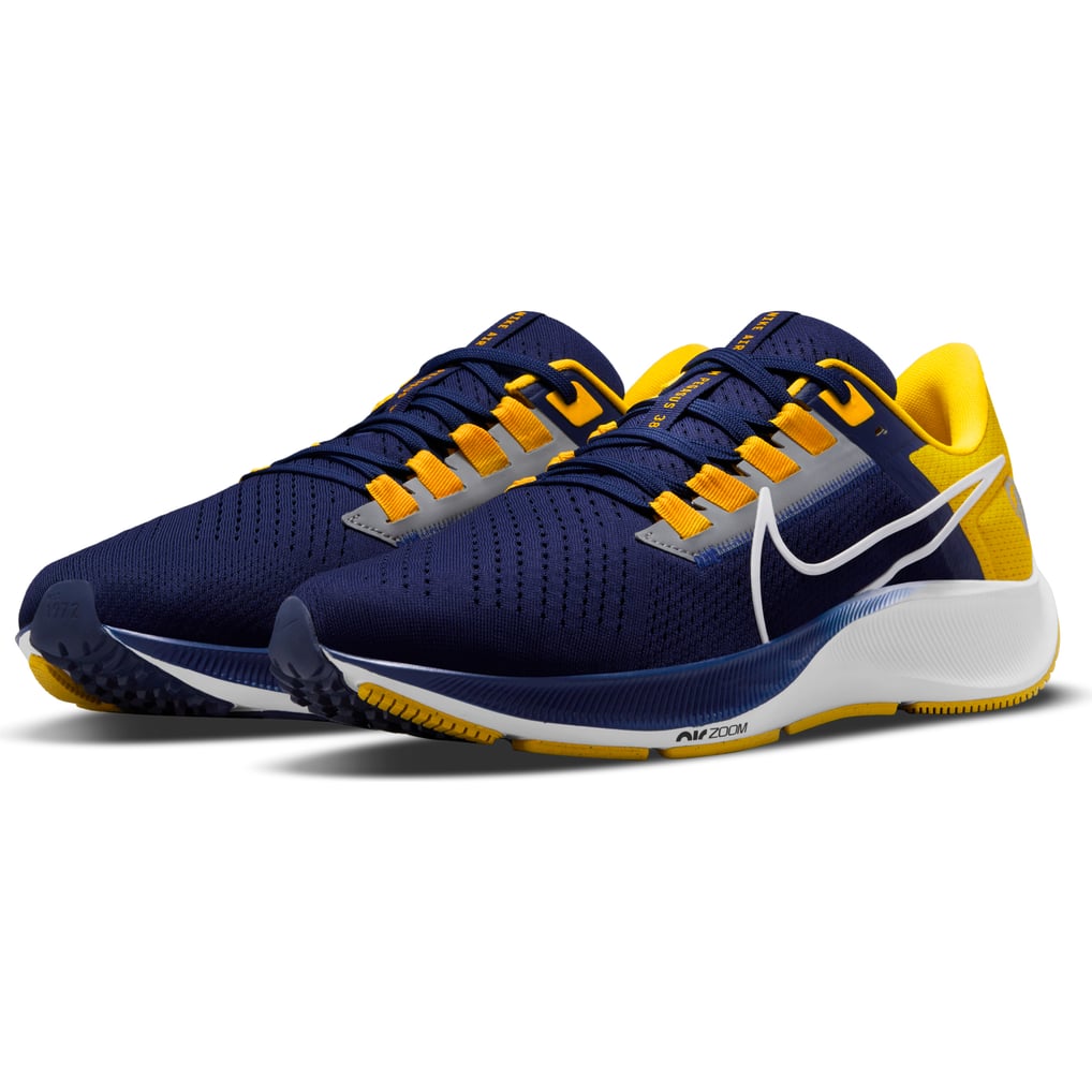 Nike Air Zoom Pegasus 38 LA Rams Mens 12.5 Navy Blue Yellow DJ0851-400 Running Nike NFL X Air Zoom Pegasus 38 Los Angeles Rams DJ0851-400  main image 3