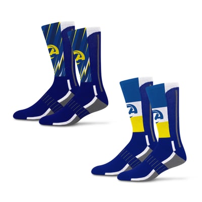 Los Angeles Rams Starter Unisex Big Energy Neo Two-Pack Crew Socks Set