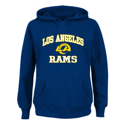 Los Angeles Rams Fanatics Women's Plus Size Heart & Soul Hoodie - Royal