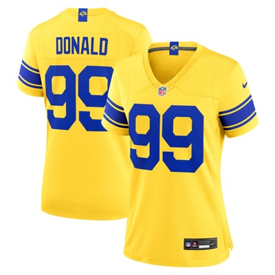 Aaron Donald Los Angeles Rams Nike Women's Alternate Game Jersey - Gold