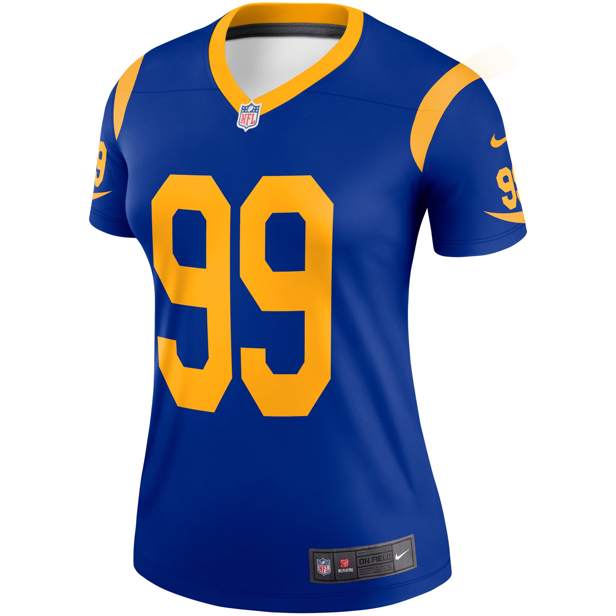 Women's Nike Aaron Donald Royal Los Angeles Rams Color Rush Legend