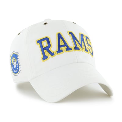 Los Angeles Rams Stoney Clover Lane x '47 Women's Overlay Clean Up Adjustable Hat - White