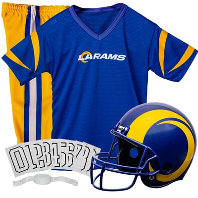 Los Angeles Rams Franklin Sports Youth NFL Deluxe Uniform Set - Royal
