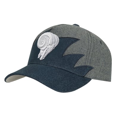 Los Angeles Rams Mitchell & Ness Youth Sharktooth Pro Pinch Snapback Hat - Denim
