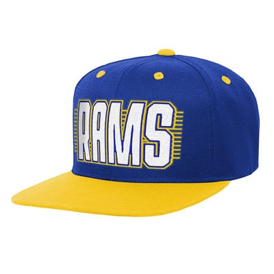 Los Angeles Rams Outerstuff Youth Snapback Hat - Royal/Gold