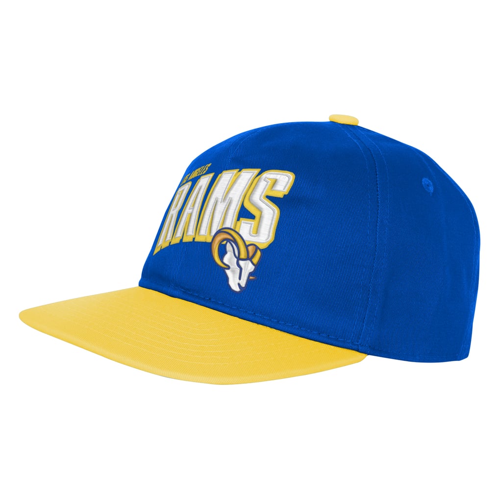 Los Angeles Rams Outerstuff Youth Flat Brim Snapback Hat - Royal/Yellow