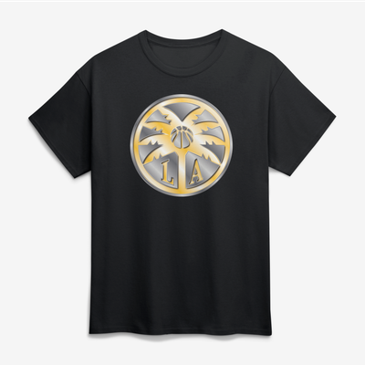 Los Angeles Sparks Big & Tall Forged Mascot T-Shirt - Black