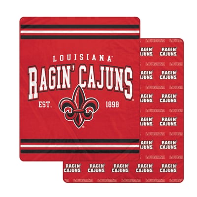 Louisiana Ragin' Cajuns Pegasus Legacy Arch Double-Sided 60" x 70" Blanket