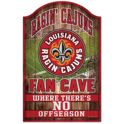 Louisiana Ragin' Cajuns WinCraft 11'' x 17'' Wood Sign