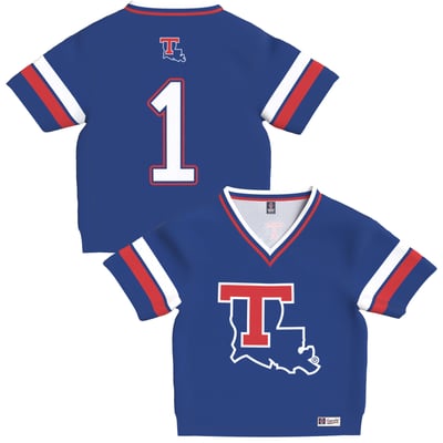Louisiana Tech Bulldogs GameDay Greats Toddler Lightweight Collegiate Football Fashion Jersey - Royal