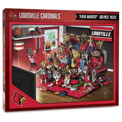 Louisville Cardinals Fanpoint Purebred Fans 18'' x 24'' A Real Nailbiter 500-Piece Puzzle