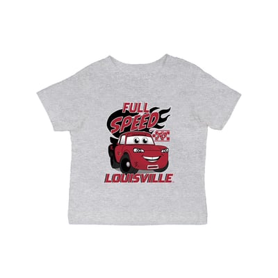 Louisville Cardinals Vive La Fete Infant Full Speed T-Shirt - Gray