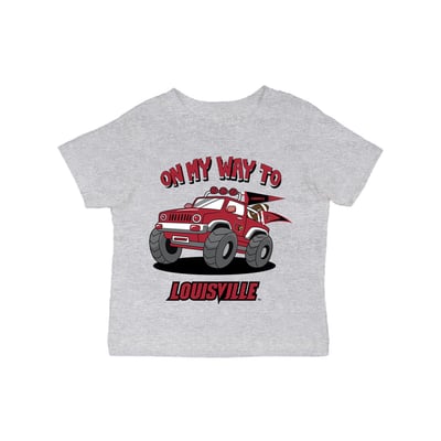 Louisville Cardinals Vive La Fete Infant On My Way T-Shirt - Gray
