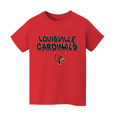 Louisville Cardinals Vive La Fete Infant Mascot & Name T-Shirt - Red