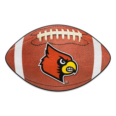 Louisville Cardinals Logo Brands 22" x 29.5" Football Mat