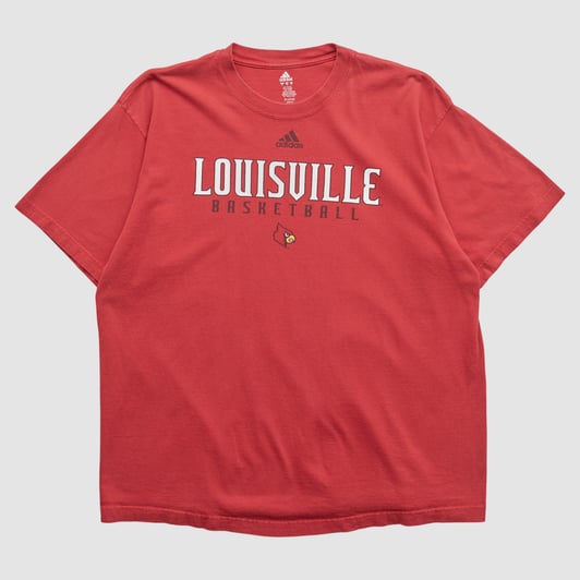 Louisville Cardinals Adidas 2010s T-shirt - Red - XL by Fanatics Real Vintage