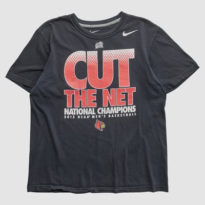 Louisville Cardinals Nike 2013 T-shirt - Black - L by Fanatics Real Vintage